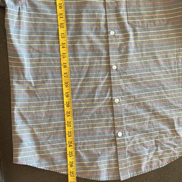 Penguin Heritage Slim Fit striped shirt size Large - Picture 6 of 7